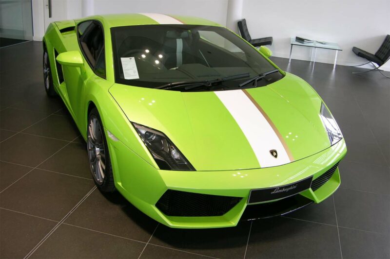 Green Lamborghini Gallardo Balboni Edition