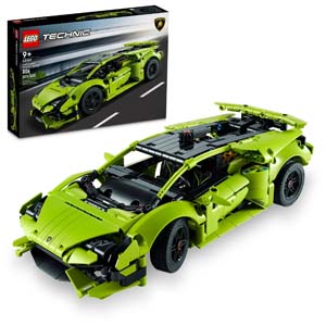 Lamborghini Huracan Lego Technic kit, boxed and built.