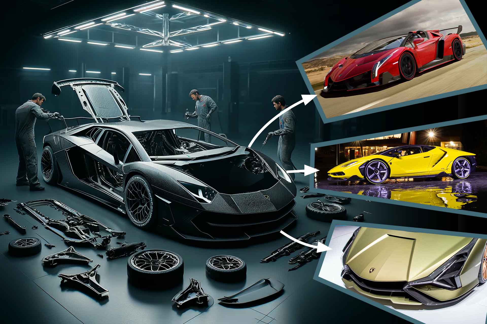 Hypercars based on the Lamborghini Aventador